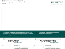 Tablet Screenshot of pick-enterprises.com